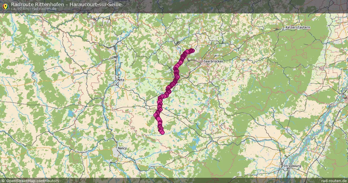 Radtour Rittenhofen – Haraucourt-Sur-Seille