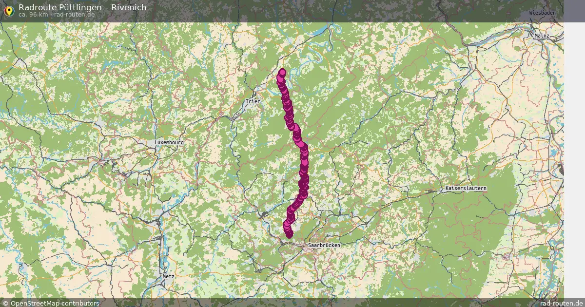 Radtour Püttlingen – Rivenich