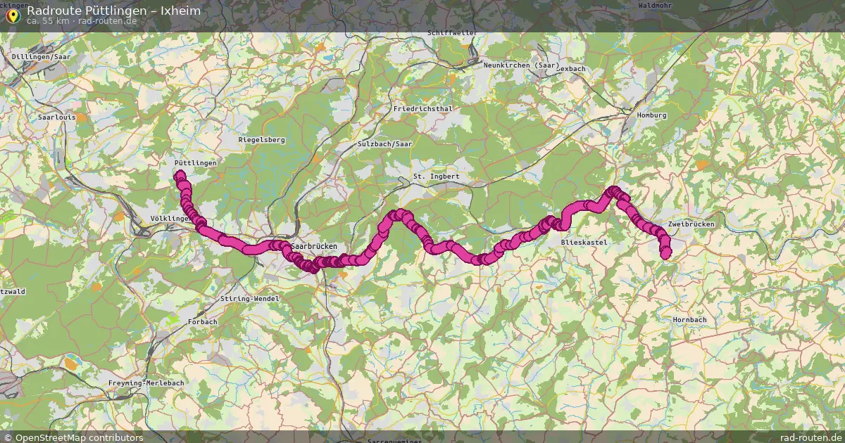 Radtour Püttlingen – Ixheim