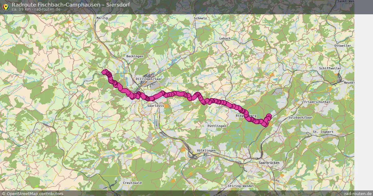 Radtour Fischbach-Camphausen – Siersdorf