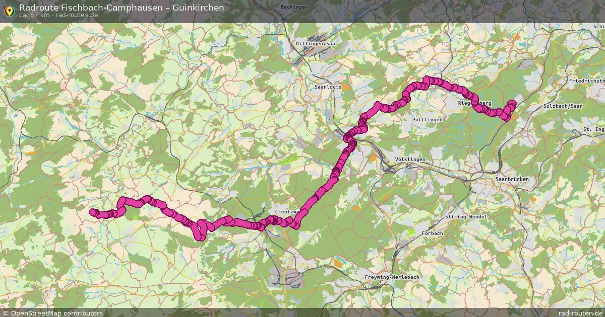 Radtour Fischbach-Camphausen – Guinkirchen