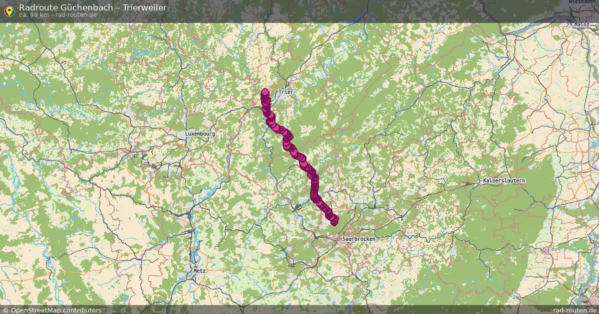 Radtour Güchenbach – Trierweiler