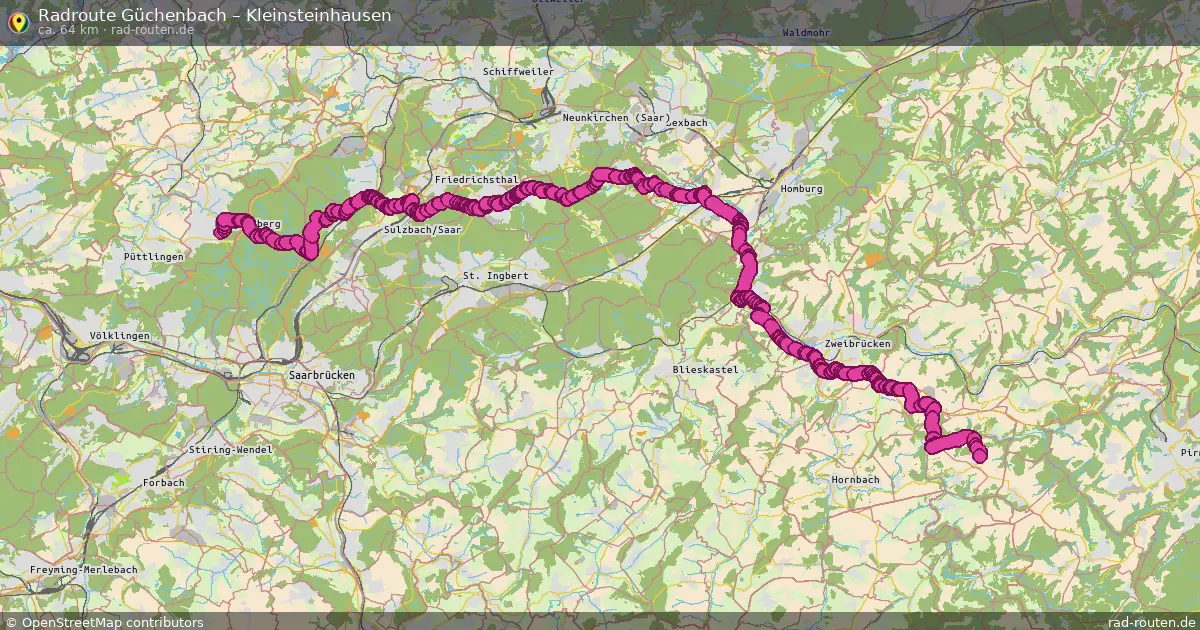 Radtour Güchenbach – Kleinsteinhausen