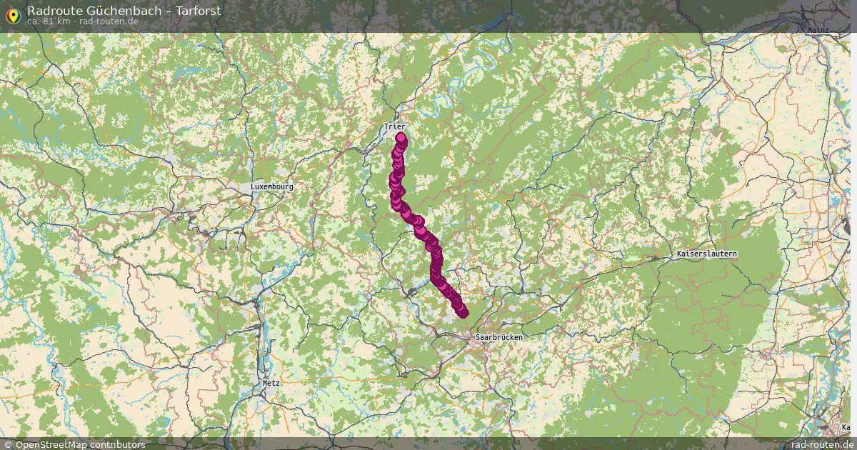 Radtour Güchenbach – Tarforst