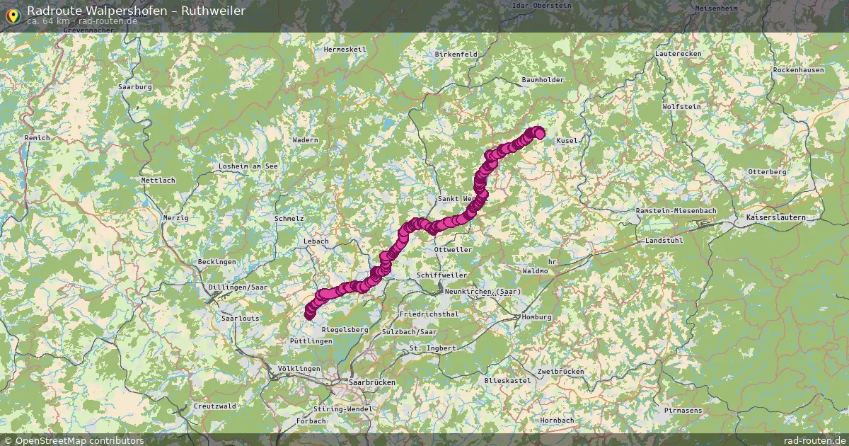 Radtour Walpershofen – Ruthweiler