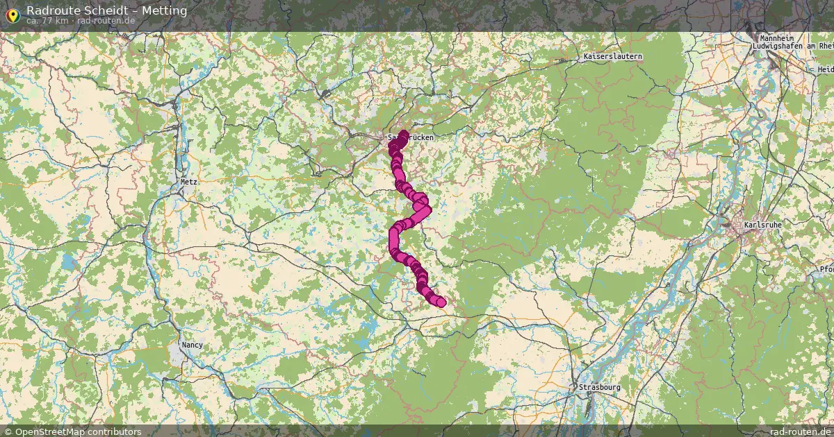 Radtour Scheidt – Metting