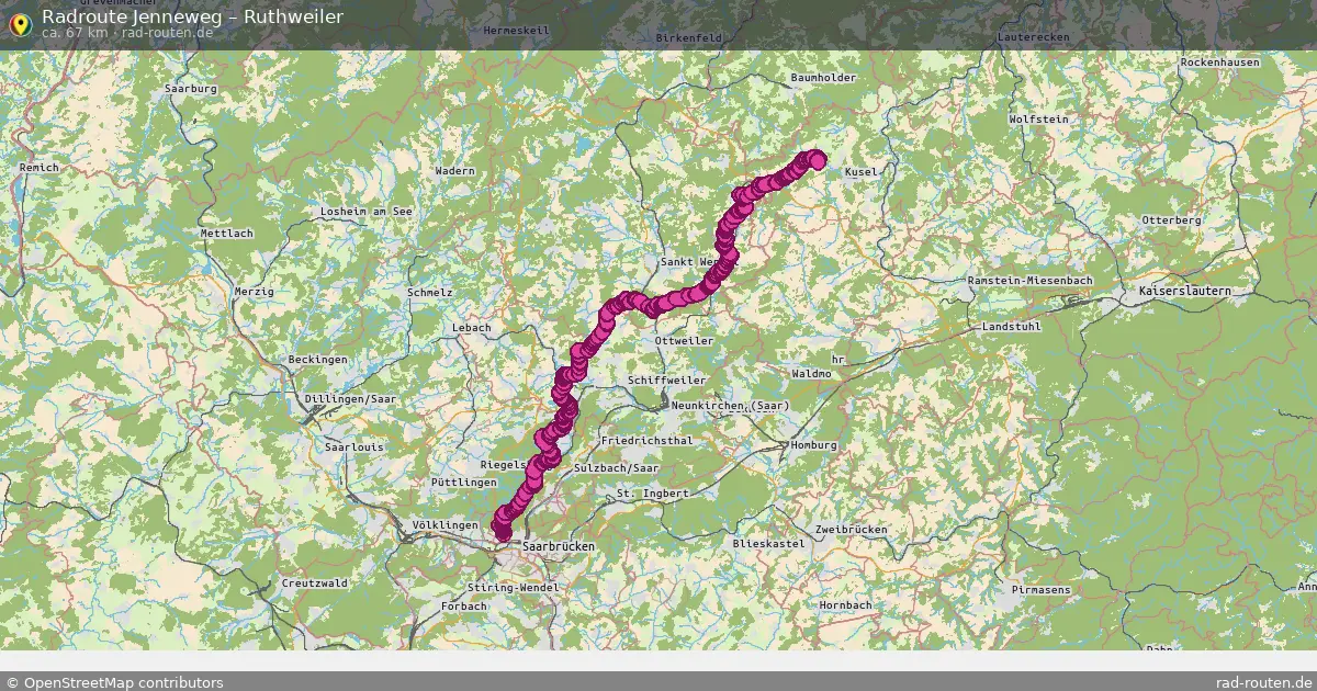 Radtour Jenneweg – Ruthweiler