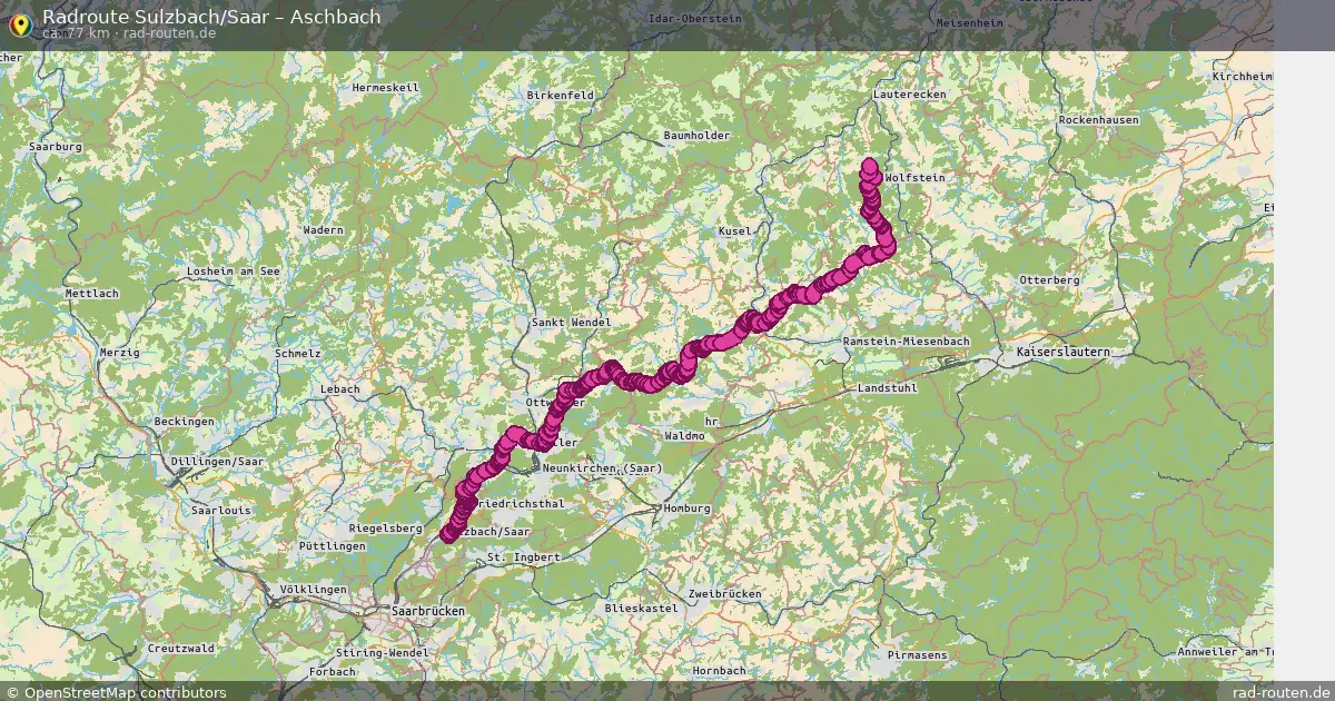 Radtour Sulzbach Saar – Aschbach