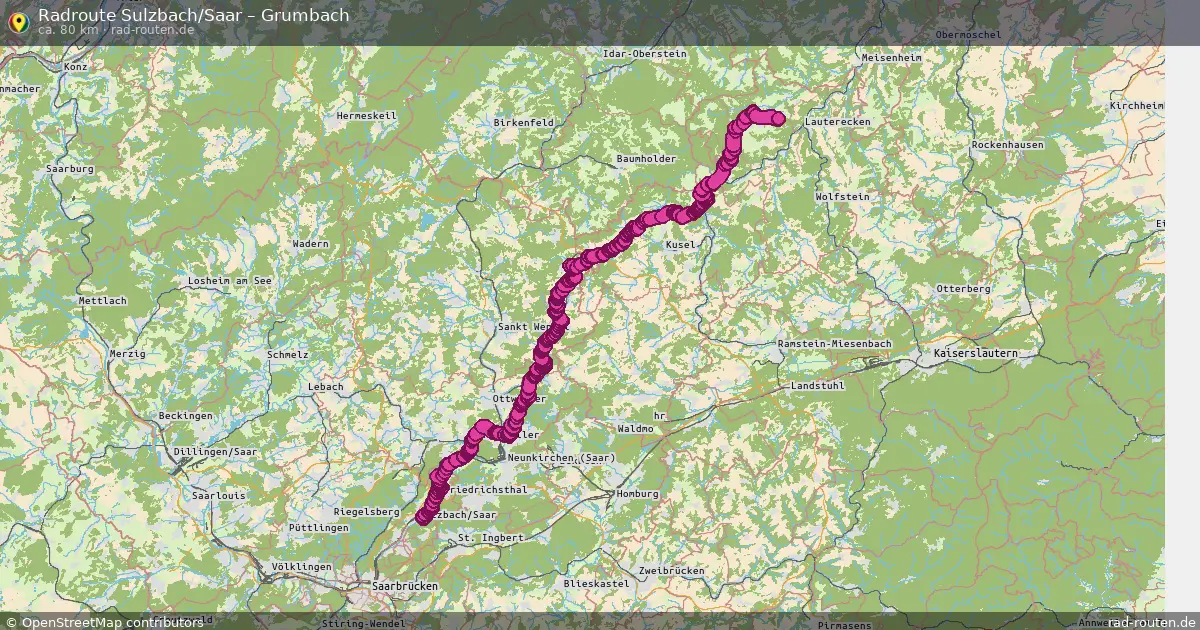 Radtour Sulzbach Saar – Grumbach