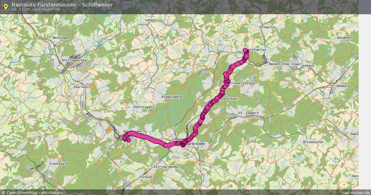Radtour Fürstenhausen – Schiffweiler