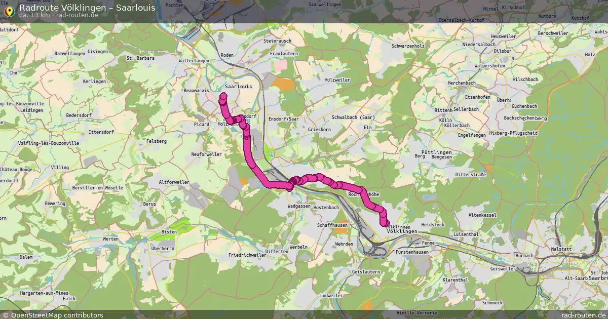 Radtour Völklingen – Saarlouis