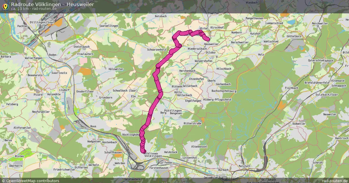 Radtour Völklingen – Heusweiler