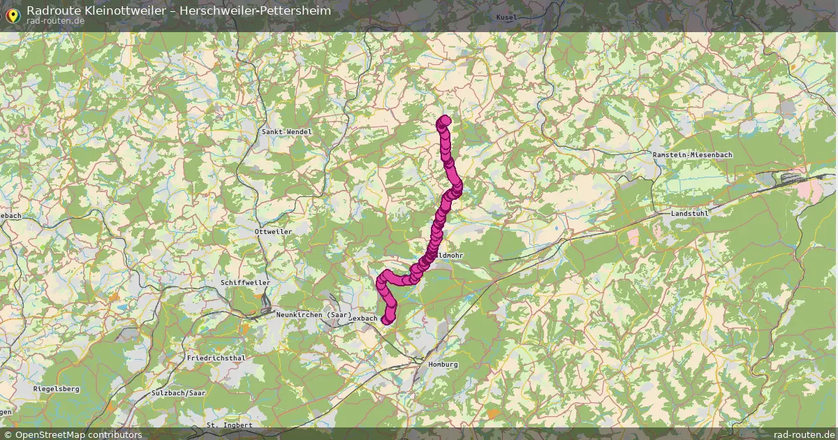 Radtour Kleinottweiler – Herschweiler-Pettersheim