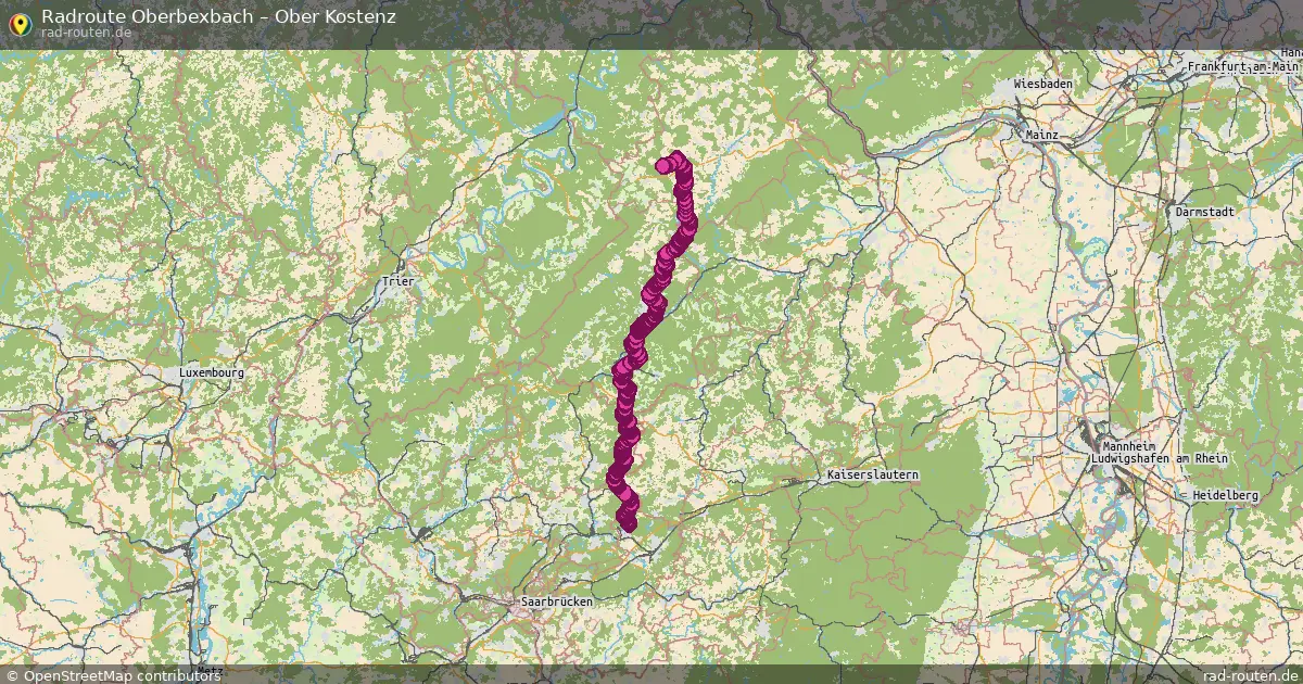 Radtour Oberbexbach – Ober Kostenz