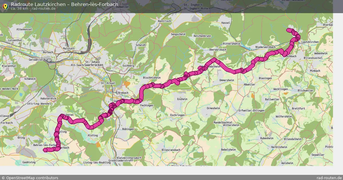 Radtour Lautzkirchen – Behren-Lès-Forbach