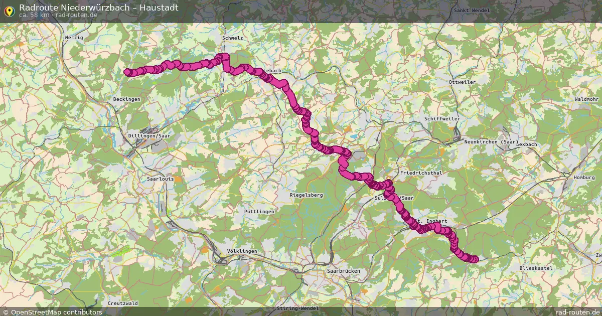 Radtour Niederwürzbach – Haustadt
