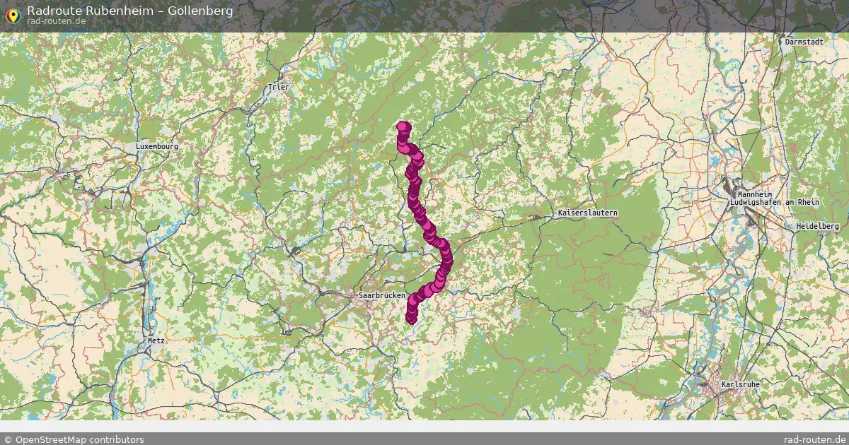 Radtour Rubenheim – Gollenberg