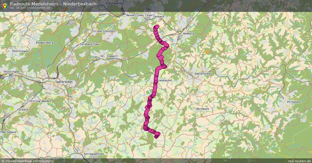 Radtour Medelsheim – Niederbexbach