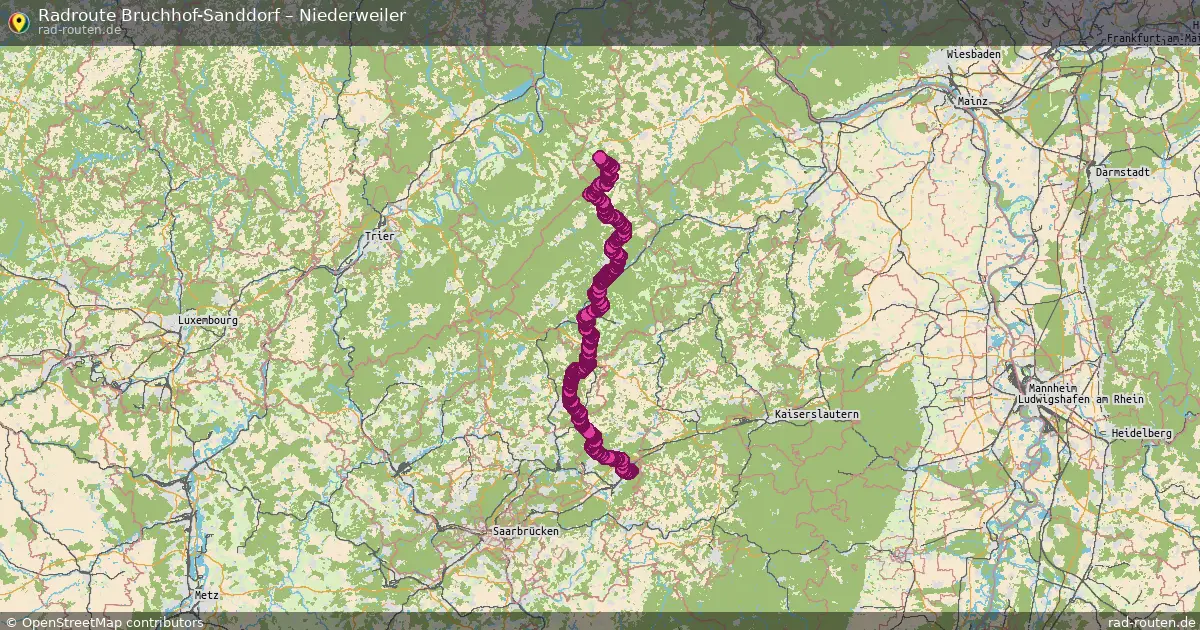 Radtour Bruchhof-Sanddorf – Niederweiler