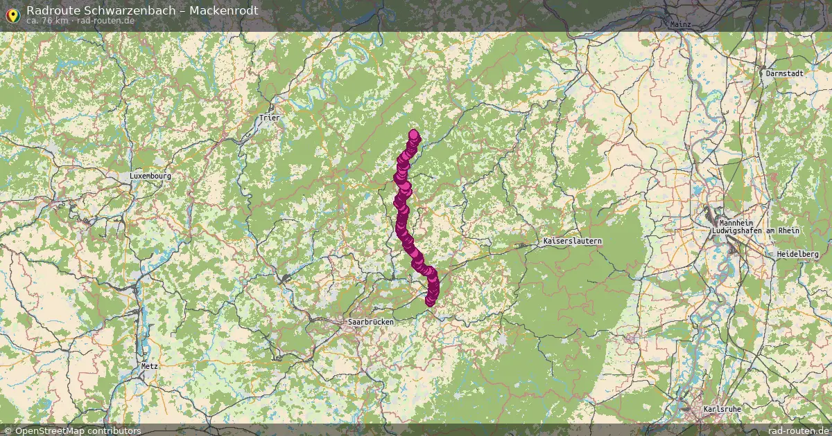 Radtour Schwarzenbach – Mackenrodt