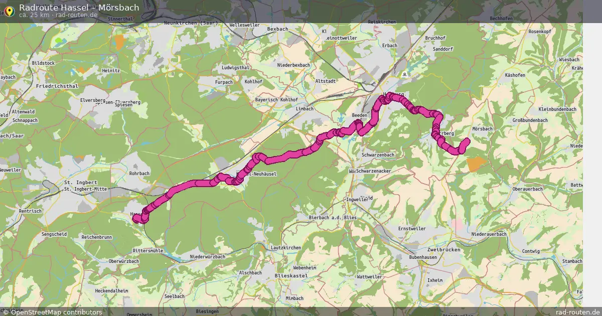 Radtour Hassel – Mörsbach