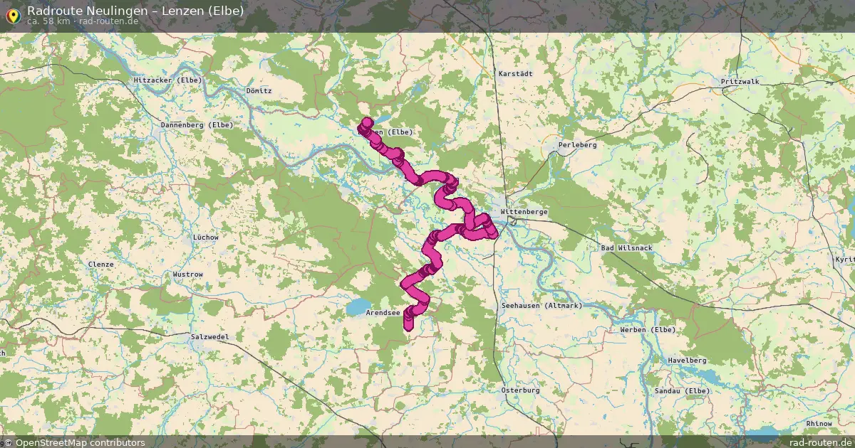 Radtour Neulingen – Lenzen (Elbe)