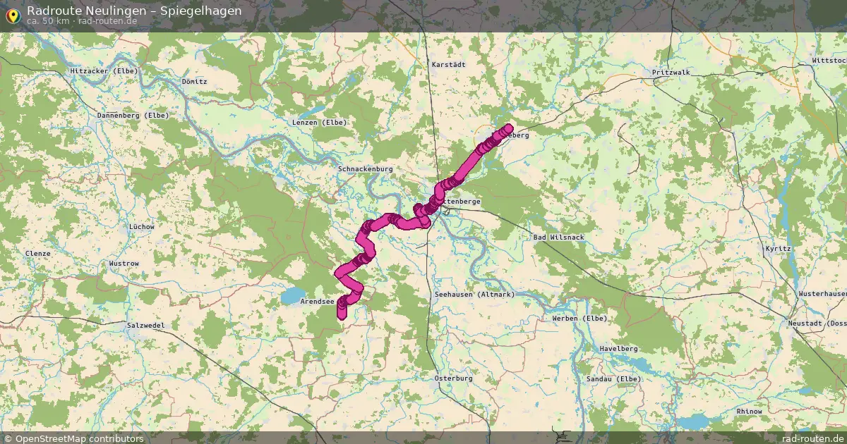 Radtour Neulingen – Spiegelhagen