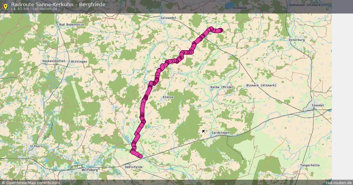 Radtour Sanne-Kerkuhn – Bergfriede