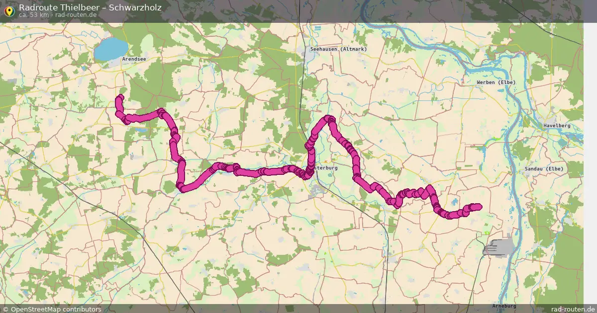Radtour Thielbeer – Schwarzholz