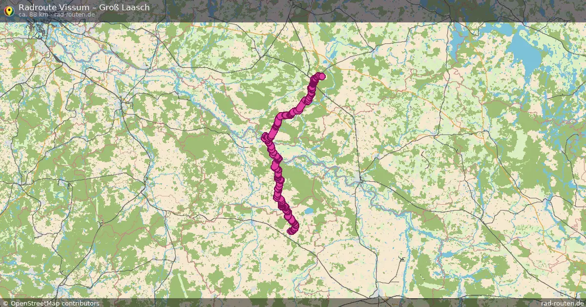 Fahrradroute Vissum – Groß Laasch