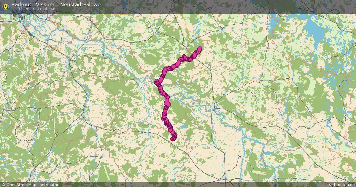 Radtour Vissum – Neustadt-Glewe