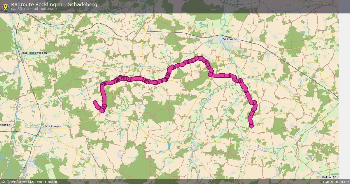 Radtour Recklingen – Schadeberg