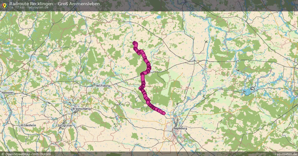 Radtour Recklingen – Groß Ammensleben