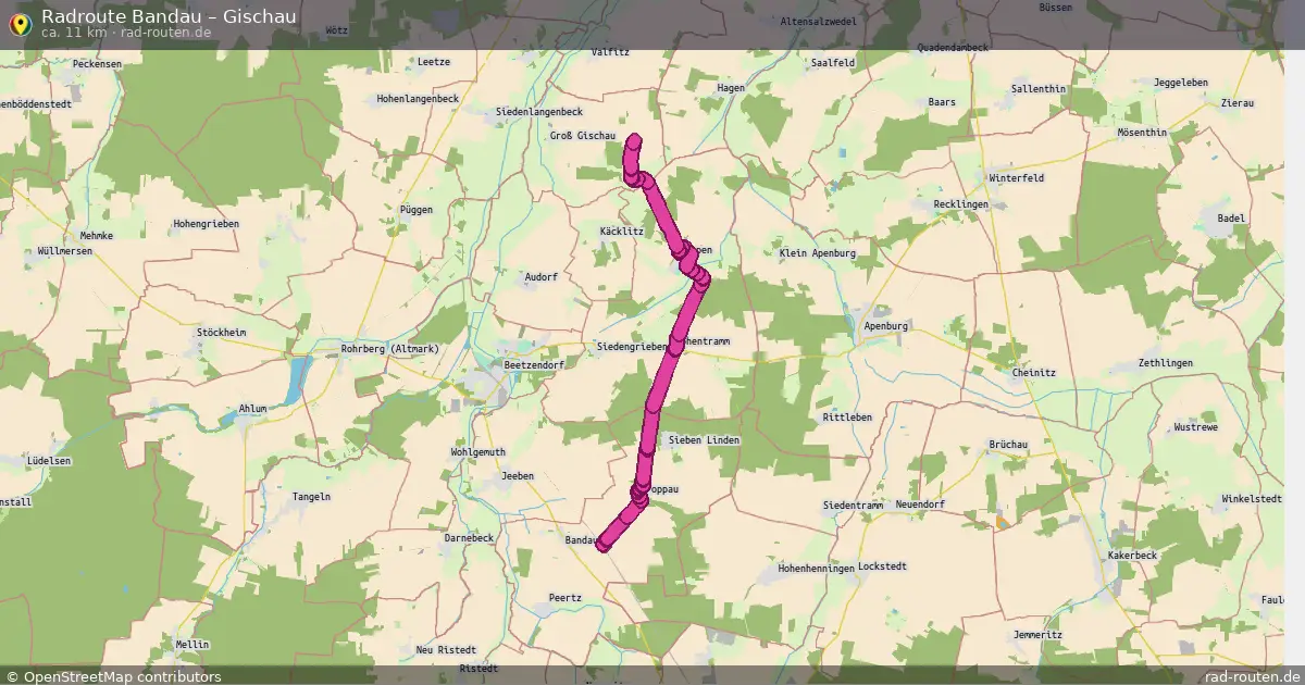 Radtour Bandau – Gischau