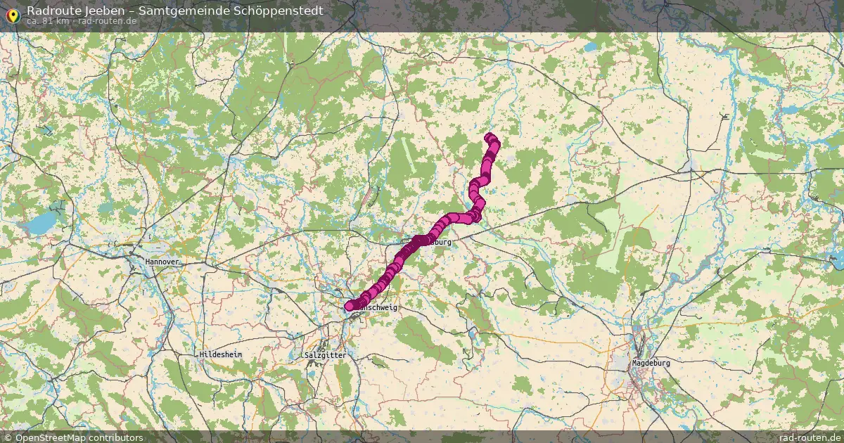 Radtour Jeeben – Samtgemeinde Schöppenstedt