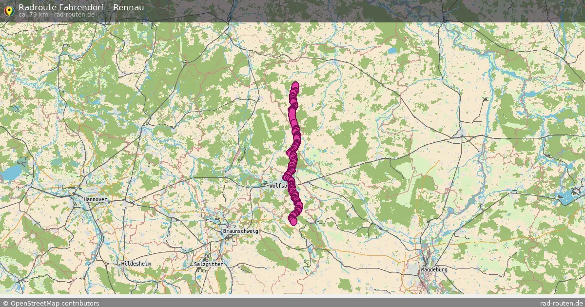Fahrradroute Fahrendorf – Rennau