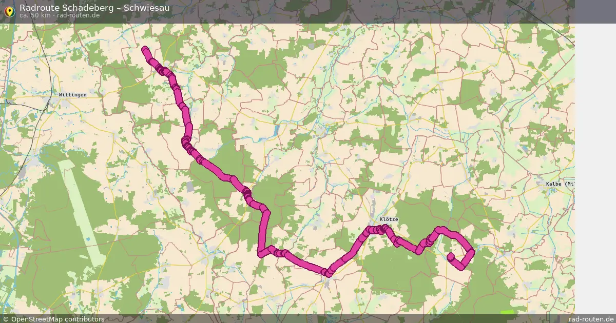 Radtour Schadeberg – Schwiesau
