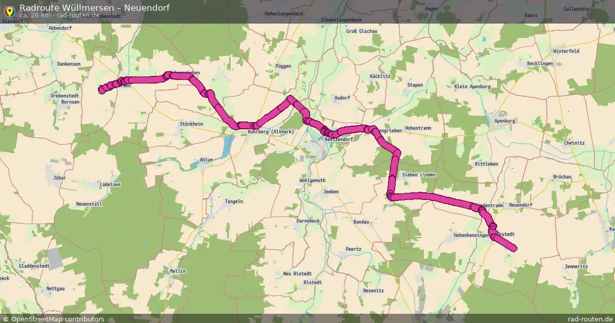 Radtour Wüllmersen – Neuendorf