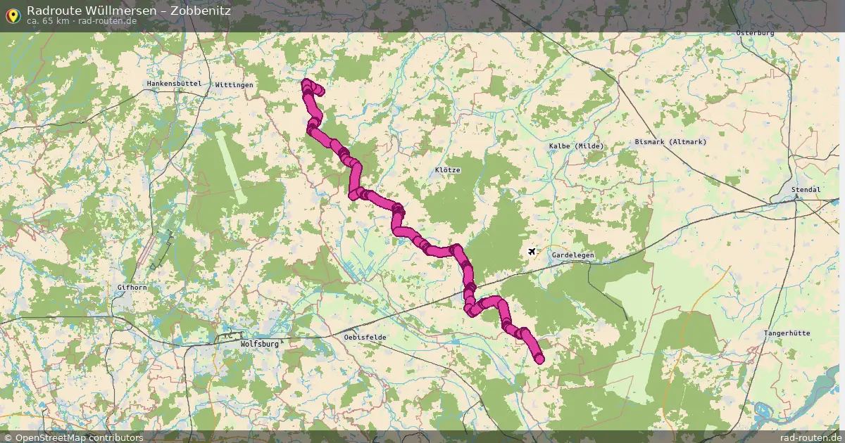 Radtour Wüllmersen – Zobbenitz