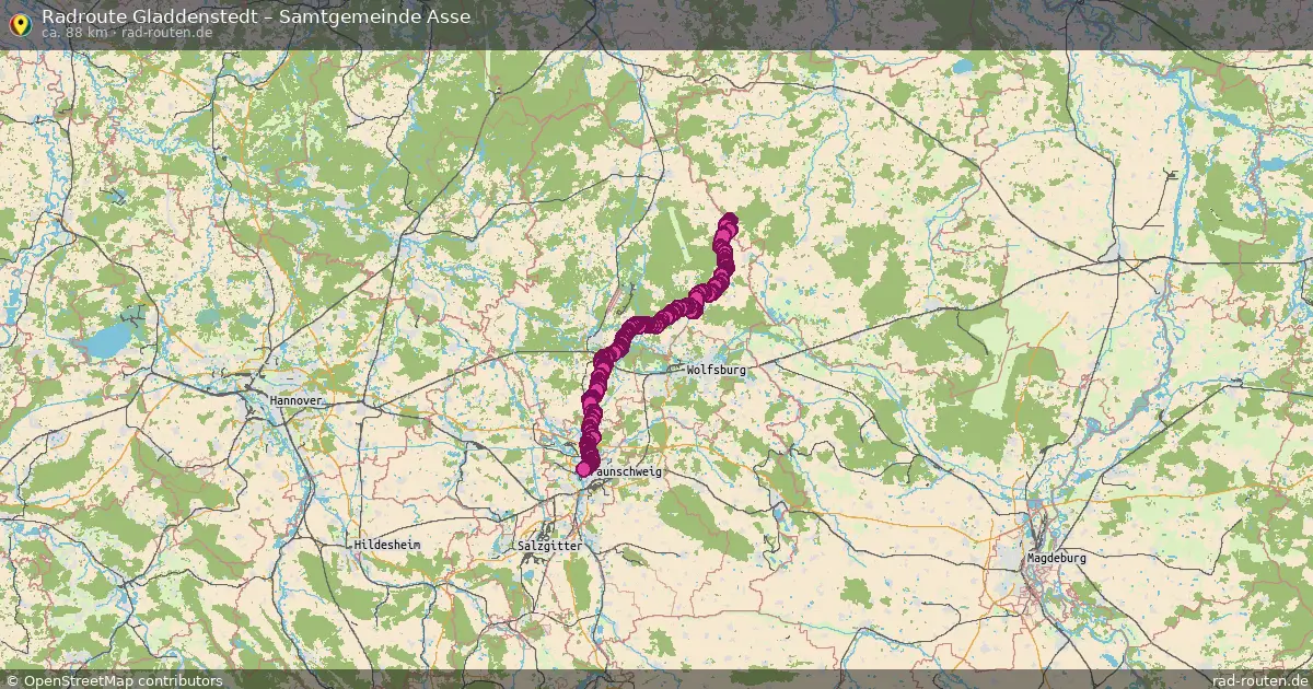 Radtour Gladdenstedt – Samtgemeinde Asse