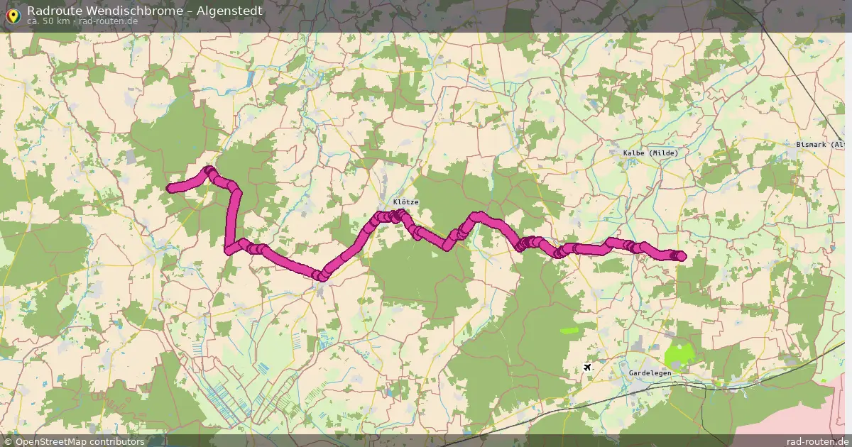 Radtour Wendischbrome – Algenstedt