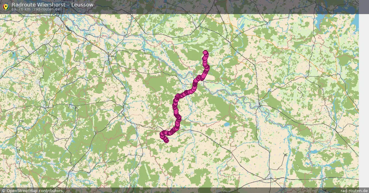 Radtour Wiershorst – Leussow
