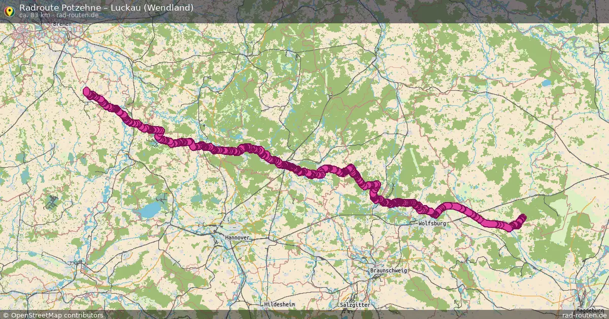 Radtour Potzehne – Tiddische
