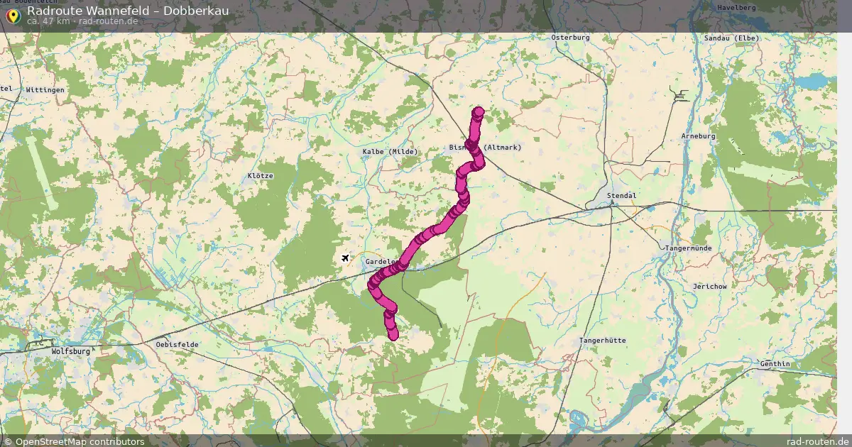 Radtour Wannefeld – Dobberkau