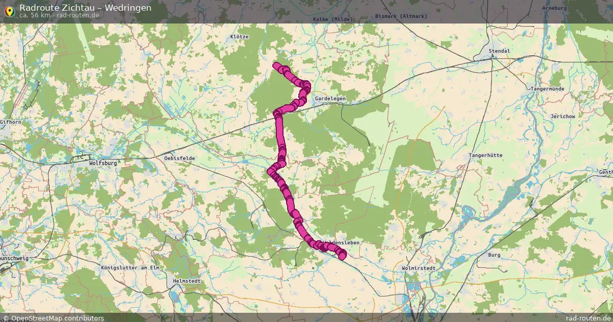 Radtour Zichtau – Wedringen