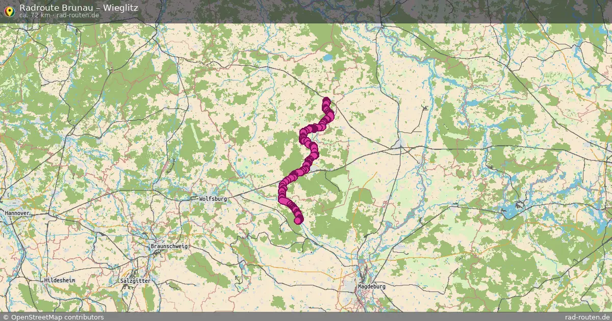 Radtour Brunau – Wieglitz