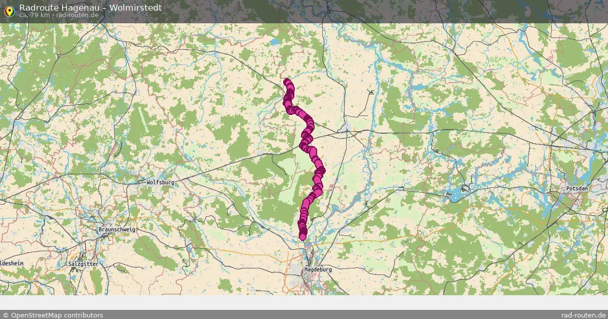Radtour Hagenau – Wolmirstedt