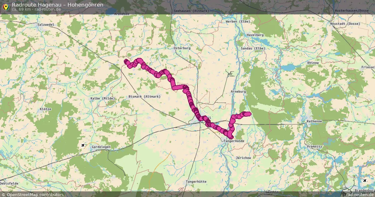 Radtour Hagenau – Hohengöhren