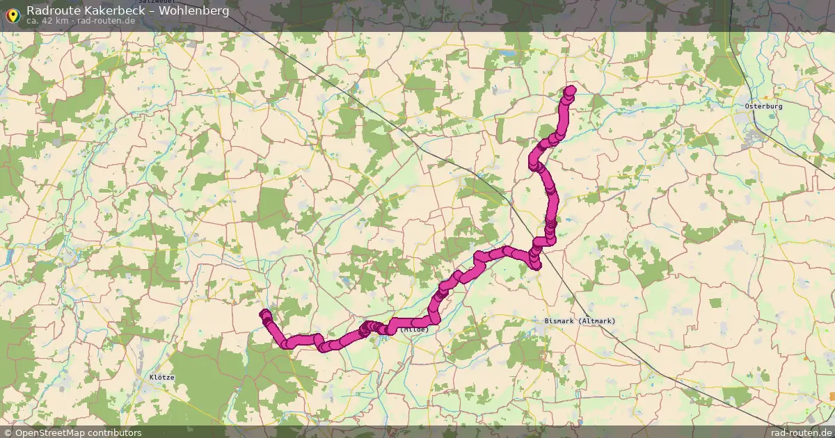 Radtour Kakerbeck – Wohlenberg