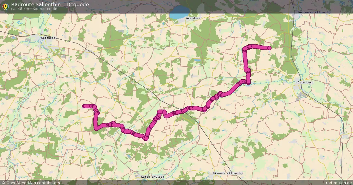 Radtour Sallenthin – Dequede